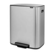 Brabantia Bo Matt Steel Pedal Bin 2 x 30L image