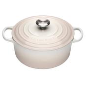 Le Creuset Round Casserole 24cm Meringue image
