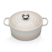 Le Creuset Round Casserole 26cm Meringue image