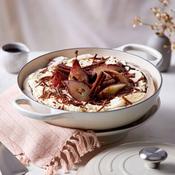 Le Creuset Shallow Casserole 30cm Meringue image