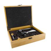 Grunwerg Corkscrew Set with Wooden Bamboo Case image