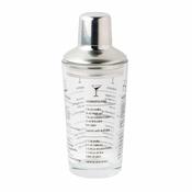 Classic Glass Cocktail Shaker – S/S Top image