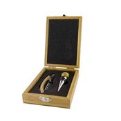 Grunwerg 2 Piece Wine Set with Wooden Bamboo Case image