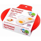 Microwave 2 Egg Poacher Dishwasher Safe BPA Free image
