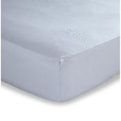 500TC Cotton Rich Double Fitted Grey Sheet image