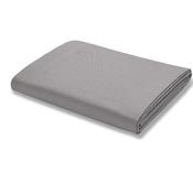 500TC Cotton Rich Single Flat Sheet Grey image
