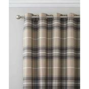 Heritage Check Grey Curtains 66 x 90 image