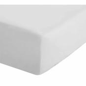 Percale Non Iron White 4Ft Fitted image