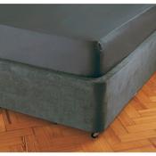 Double Charoal Base Wrap 137x191x38cm Faux Suede image