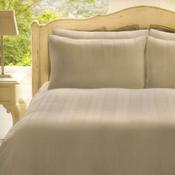 Double Fretta Ivory Duvet Set image