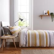 Newquay Stripe Ochre King Quilt Set image