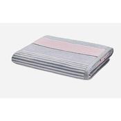 Bath Towel Textured Stripe Pink image