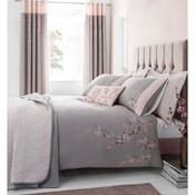 Double Grey Blosson Duvet Set image