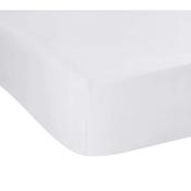 Dorma Double Fitted White Sheet 220 Thread Count image