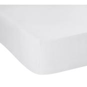 Dorma King Fitted White Sheet 220 Thread Count image