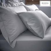200TC Cotton Percal 2 x Housewife Pillowcases Grey image
