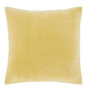 Ochre Velevet Cushion Filled image