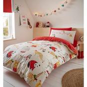Double Duvet Natural Jungle Bells image