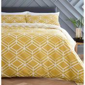 Ochre Geo King Duvet Set image