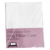 King Pillow Case  Cotton Satin image