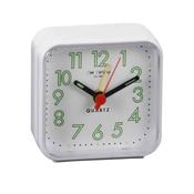 White Square Travel Alarm Clock image