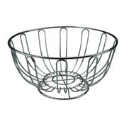 Chrome Fruit Bowl Round 24x12cm image