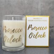 10.5cm Wax Pot Prosecco O Clock Gold image