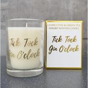 10.5cm Wax Pot Gin O Clock Gold image