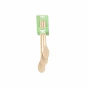Beech Wood Spoon Set 25cm 30cm and 35cm image