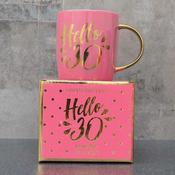 Mug Hello 30 In Gift Box 9.2cm image