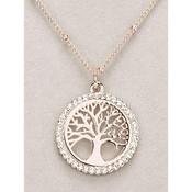 Newgrange Rose Gold Tree of Life Pendant image