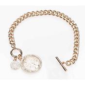 Newgrange Rose Gold Tree of Life Toggle Bracelet image