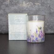 8X10cm Wax Glass Pot Meadow Bouquet image