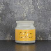 10X11cm Frost Wax Glass Jar Spark Petals image