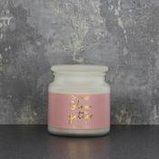 10X11cm Frost Wax Glass Jar Glow Pear image