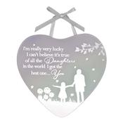 Reflections Of The Heart Mirror Plaque – Daughter