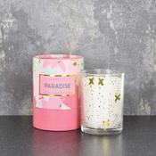Round Glass Wax Pot Paradise Pineapple 9x13cm image
