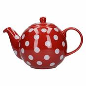 London Pottery Globe 6 Cup Teapot Red With Spots image