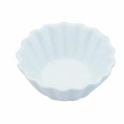 White Porcelain Fluted Mini Dish 7.4 x 2.8cm image