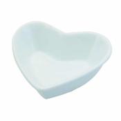 White Porcelain Heart Dish 7.5×6.2×2.4cm image