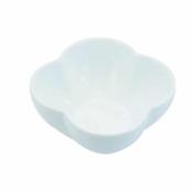 White Porcelain Clover Bowl 10×8.2×4.5 image