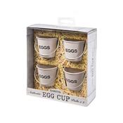 Cream Egg Cup Buckets 4 Piece Set image
