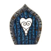 Fairy Door   Blue with Heart Window image