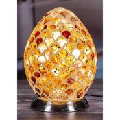 Amber Mosaic Egg Lamp image