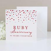 Amore Deluxe Card Ruby Anniversary image