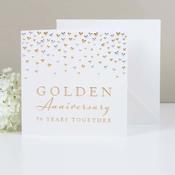 Amore Deluxe Card Golden Anniversary image
