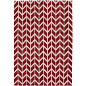 Arlo Rug 100 x 150cm Chevron Red image