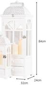 Chester Window Lantern W/Drawers White Lrg image