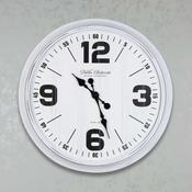 Retro Oversized Wall Clock 76cm Antique White image