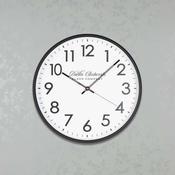 Nina Modern Clock 35cm Black image